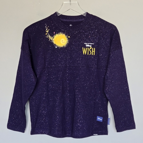 NWT 2023 Disney Parks Wish Movie Spirit Jersey I'm A Star Kids Purple Large - Picture 13 of 13